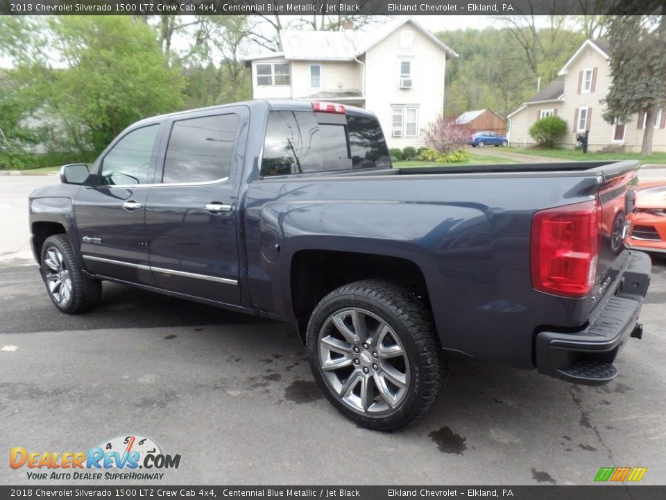 2018 Chevrolet Silverado 1500 LTZ Crew Cab 4x4 Centennial Blue Metallic / Jet Black Photo #6