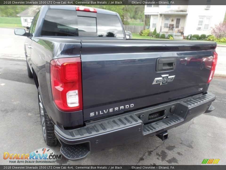 2018 Chevrolet Silverado 1500 LTZ Crew Cab 4x4 Centennial Blue Metallic / Jet Black Photo #7