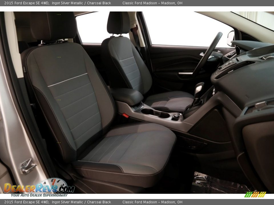 2015 Ford Escape SE 4WD Ingot Silver Metallic / Charcoal Black Photo #15