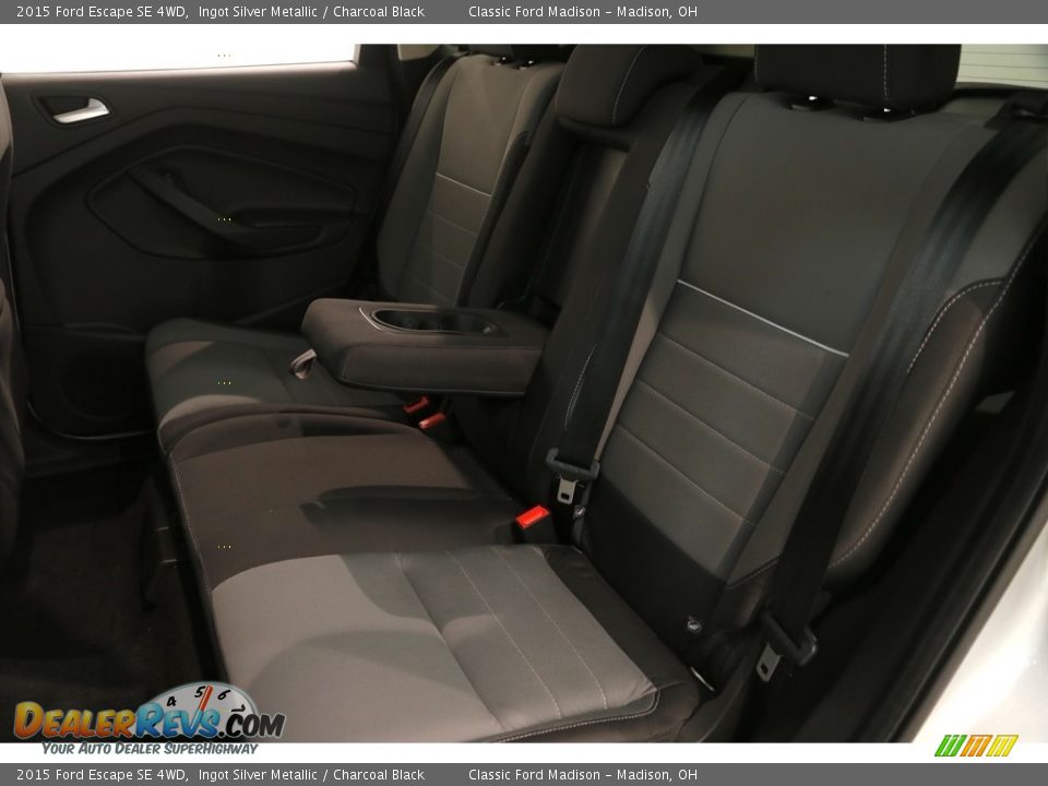 2015 Ford Escape SE 4WD Ingot Silver Metallic / Charcoal Black Photo #18