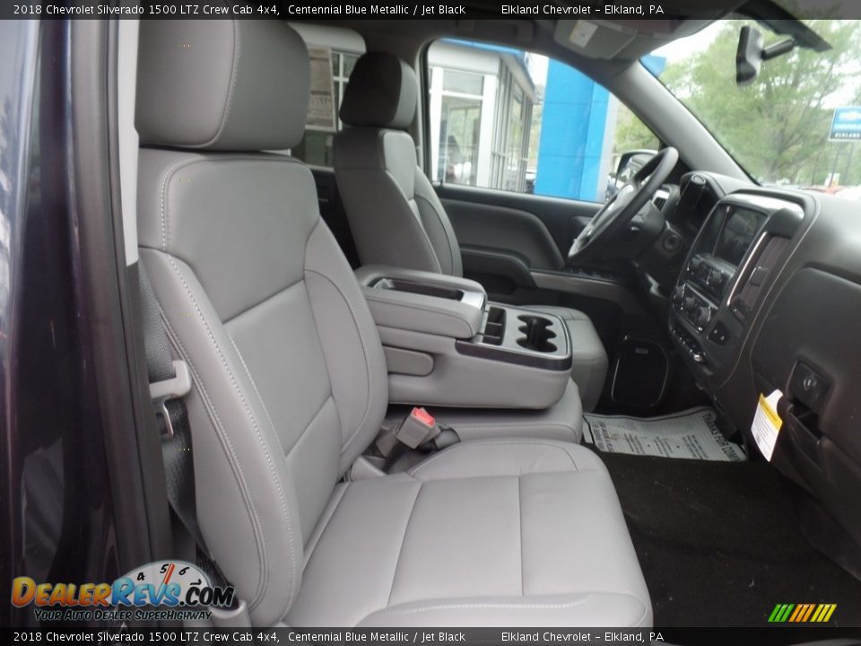 2018 Chevrolet Silverado 1500 LTZ Crew Cab 4x4 Centennial Blue Metallic / Jet Black Photo #16