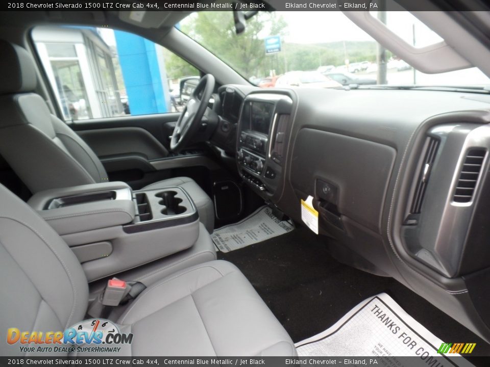 2018 Chevrolet Silverado 1500 LTZ Crew Cab 4x4 Centennial Blue Metallic / Jet Black Photo #17