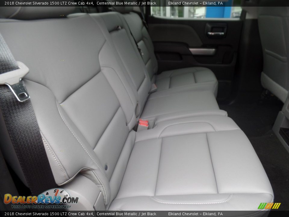 2018 Chevrolet Silverado 1500 LTZ Crew Cab 4x4 Centennial Blue Metallic / Jet Black Photo #18
