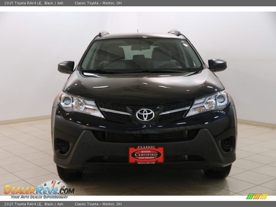 2015 Toyota RAV4 LE Black / Ash Photo #2