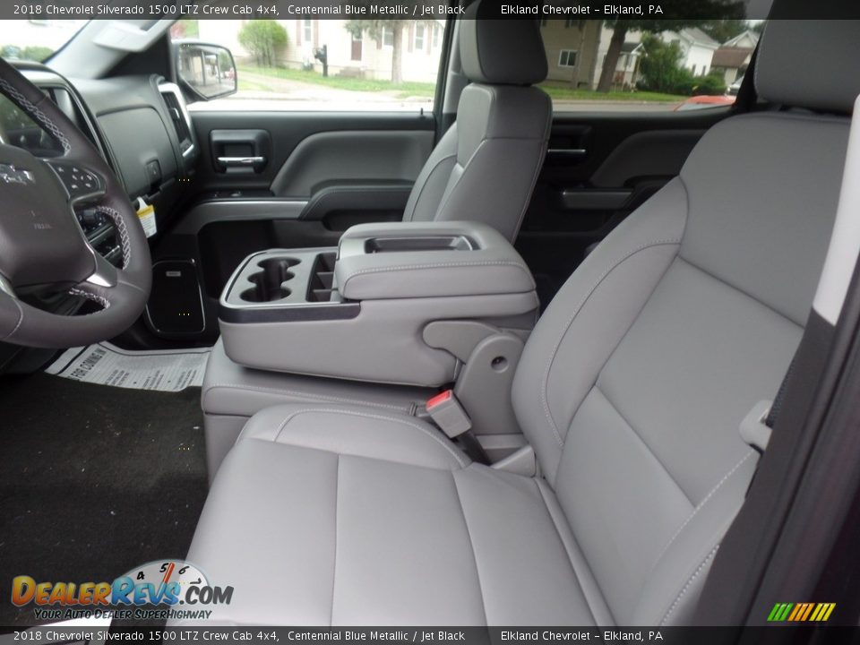 2018 Chevrolet Silverado 1500 LTZ Crew Cab 4x4 Centennial Blue Metallic / Jet Black Photo #21