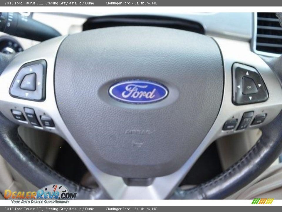 2013 Ford Taurus SEL Sterling Gray Metallic / Dune Photo #19