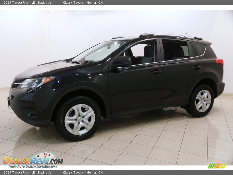 2015 Toyota RAV4 LE Black / Ash Photo #3