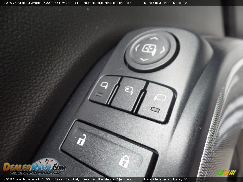 2018 Chevrolet Silverado 1500 LTZ Crew Cab 4x4 Centennial Blue Metallic / Jet Black Photo #23