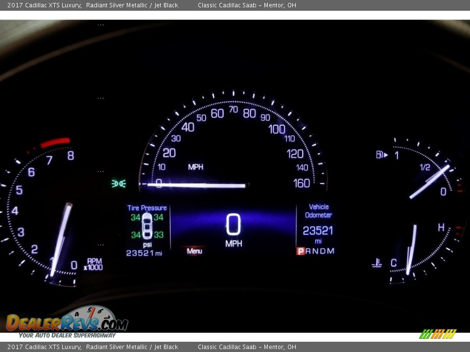 2017 Cadillac XTS Luxury Radiant Silver Metallic / Jet Black Photo #8