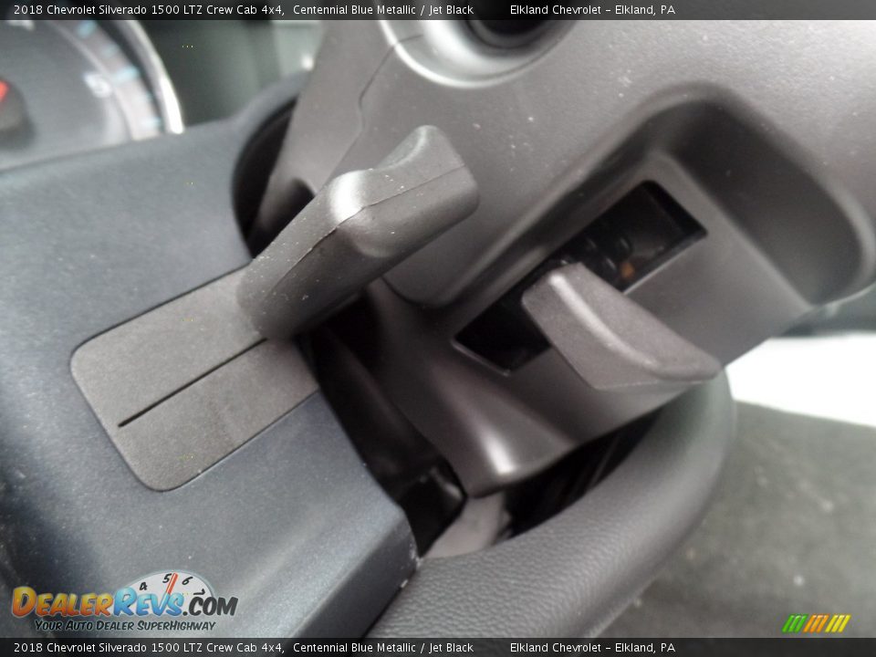 2018 Chevrolet Silverado 1500 LTZ Crew Cab 4x4 Centennial Blue Metallic / Jet Black Photo #25