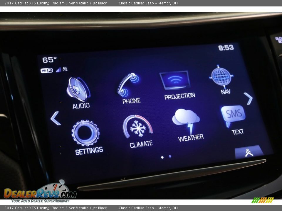 2017 Cadillac XTS Luxury Radiant Silver Metallic / Jet Black Photo #10