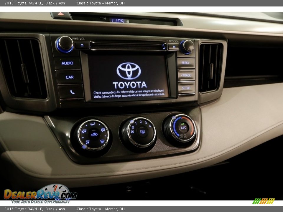 2015 Toyota RAV4 LE Black / Ash Photo #8