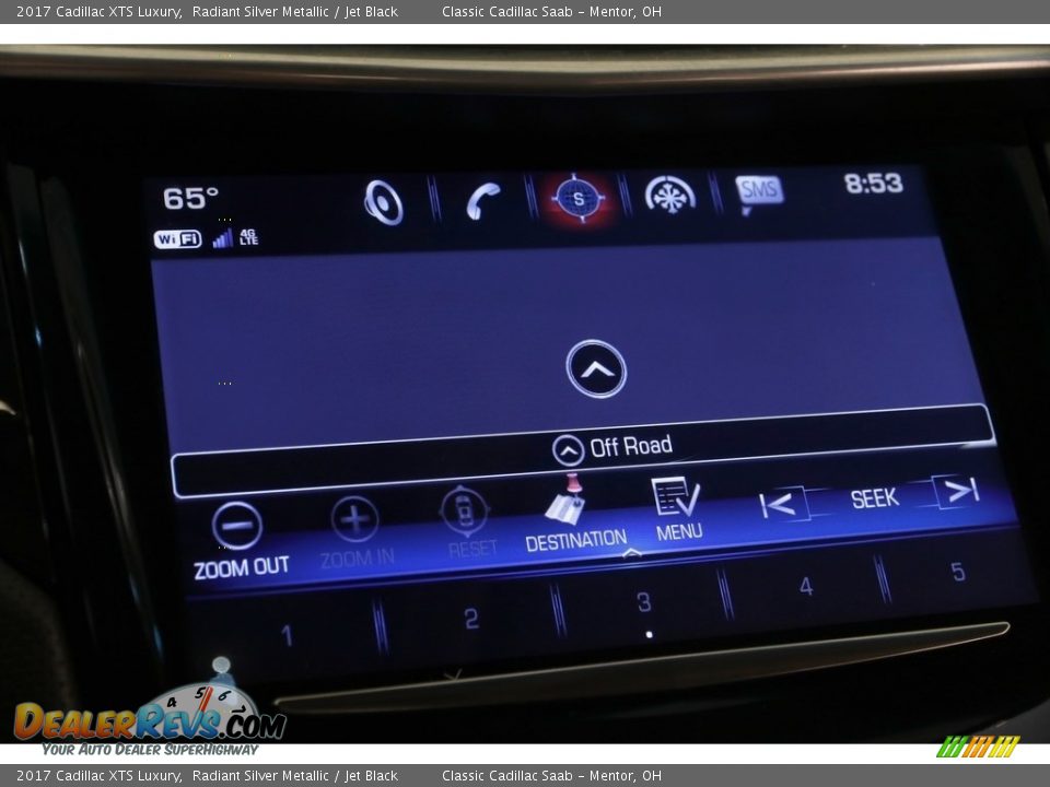 2017 Cadillac XTS Luxury Radiant Silver Metallic / Jet Black Photo #12