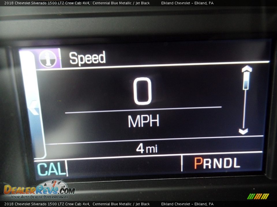 2018 Chevrolet Silverado 1500 LTZ Crew Cab 4x4 Centennial Blue Metallic / Jet Black Photo #29