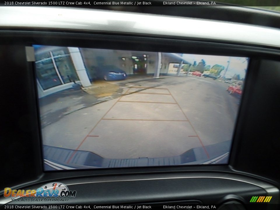 2018 Chevrolet Silverado 1500 LTZ Crew Cab 4x4 Centennial Blue Metallic / Jet Black Photo #34