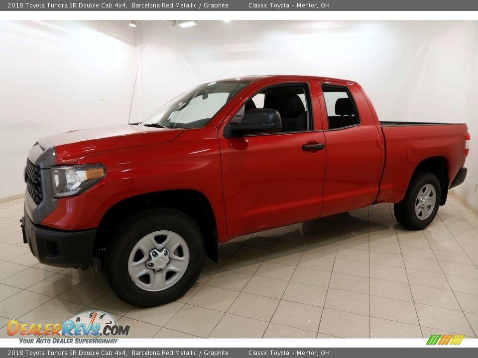 Barcelona Red Metallic 2018 Toyota Tundra SR Double Cab 4x4 Photo #3