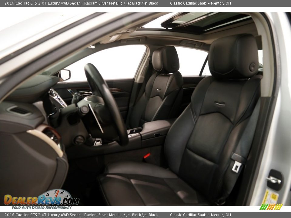 2016 Cadillac CTS 2.0T Luxury AWD Sedan Radiant Silver Metallic / Jet Black/Jet Black Photo #5