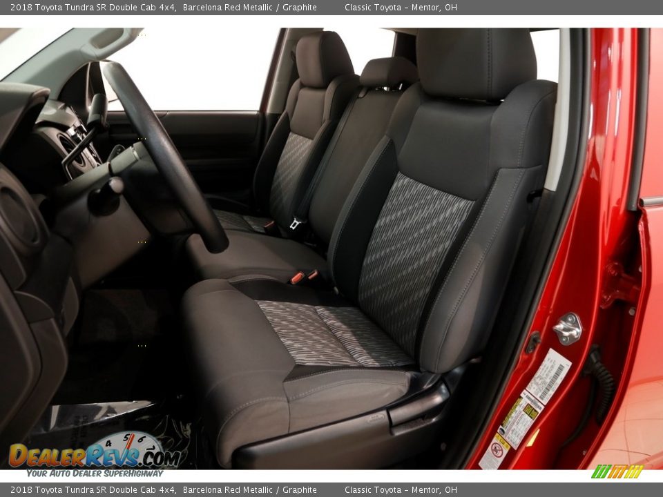 Front Seat of 2018 Toyota Tundra SR Double Cab 4x4 Photo #5