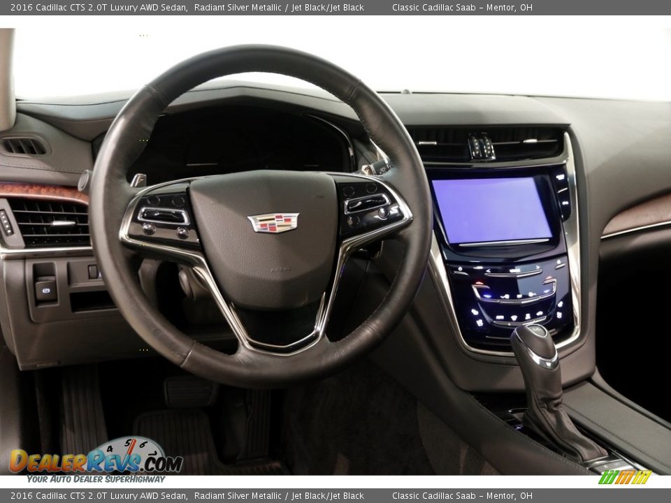 2016 Cadillac CTS 2.0T Luxury AWD Sedan Radiant Silver Metallic / Jet Black/Jet Black Photo #6