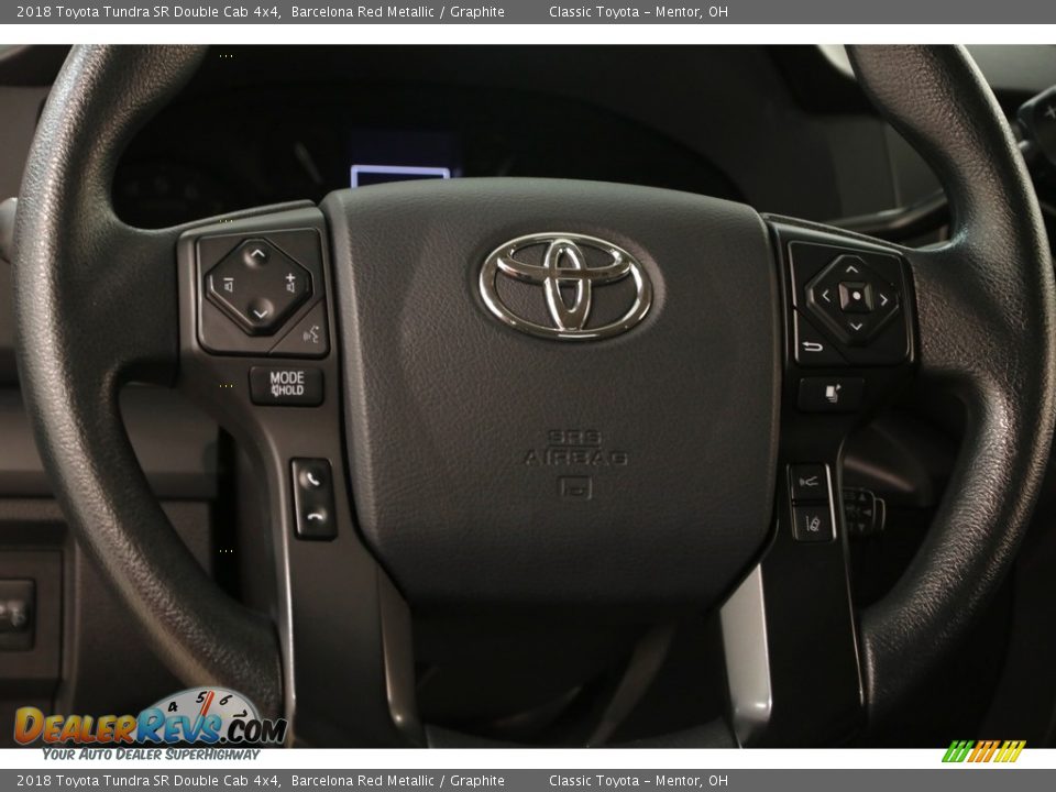 2018 Toyota Tundra SR Double Cab 4x4 Steering Wheel Photo #7