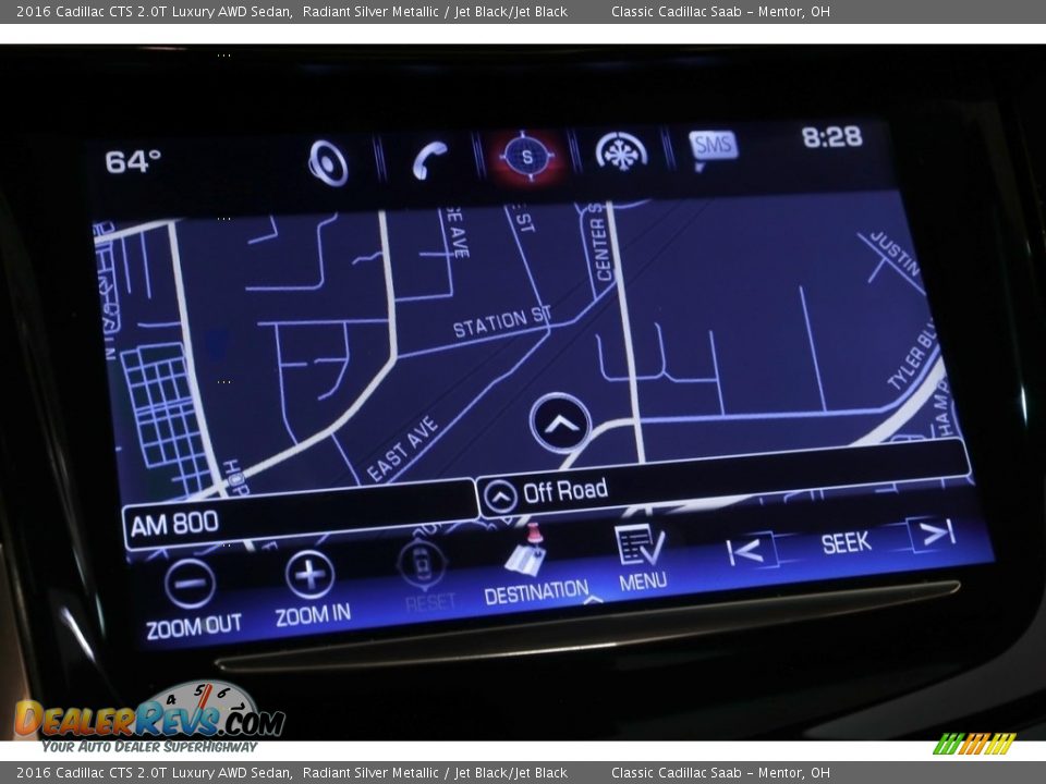 2016 Cadillac CTS 2.0T Luxury AWD Sedan Radiant Silver Metallic / Jet Black/Jet Black Photo #12