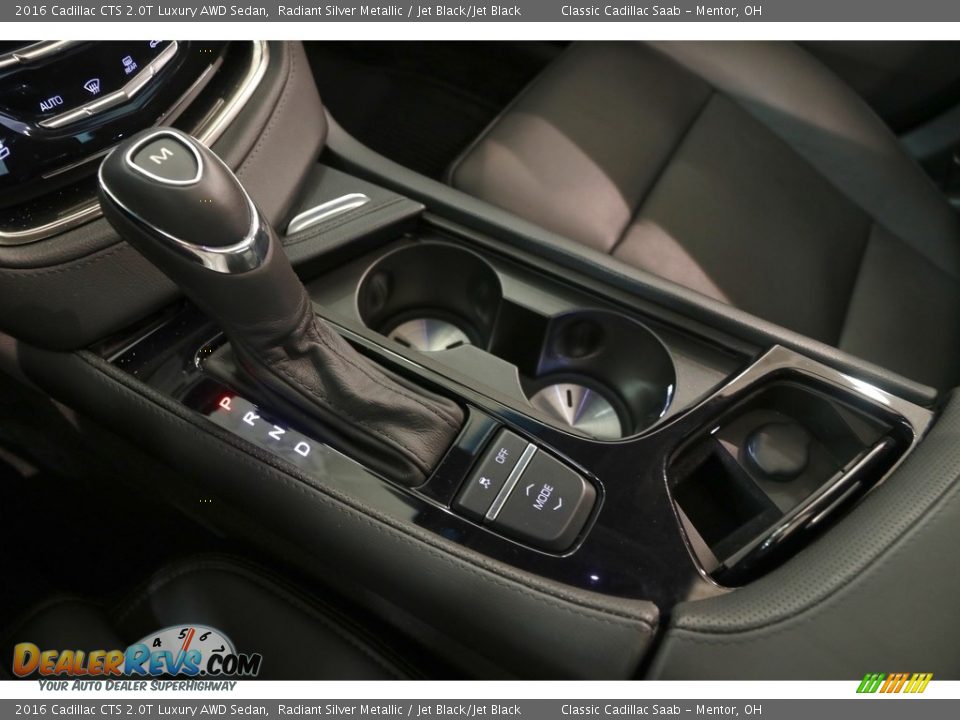 2016 Cadillac CTS 2.0T Luxury AWD Sedan Radiant Silver Metallic / Jet Black/Jet Black Photo #14