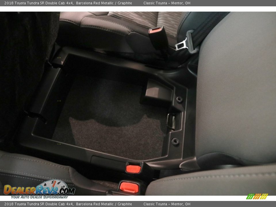 2018 Toyota Tundra SR Double Cab 4x4 Barcelona Red Metallic / Graphite Photo #14