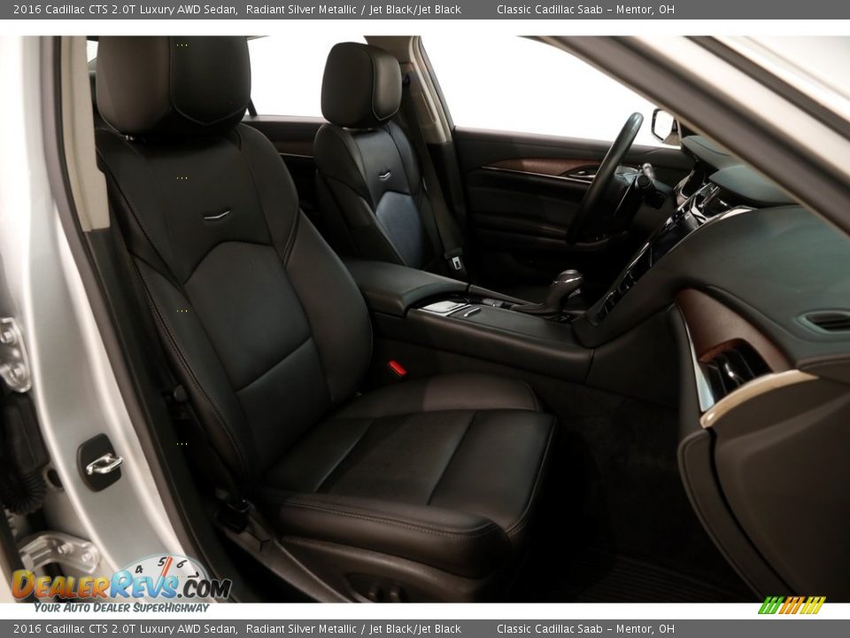 2016 Cadillac CTS 2.0T Luxury AWD Sedan Radiant Silver Metallic / Jet Black/Jet Black Photo #15