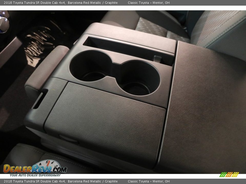 2018 Toyota Tundra SR Double Cab 4x4 Barcelona Red Metallic / Graphite Photo #15