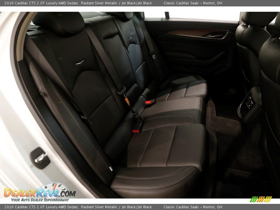2016 Cadillac CTS 2.0T Luxury AWD Sedan Radiant Silver Metallic / Jet Black/Jet Black Photo #16