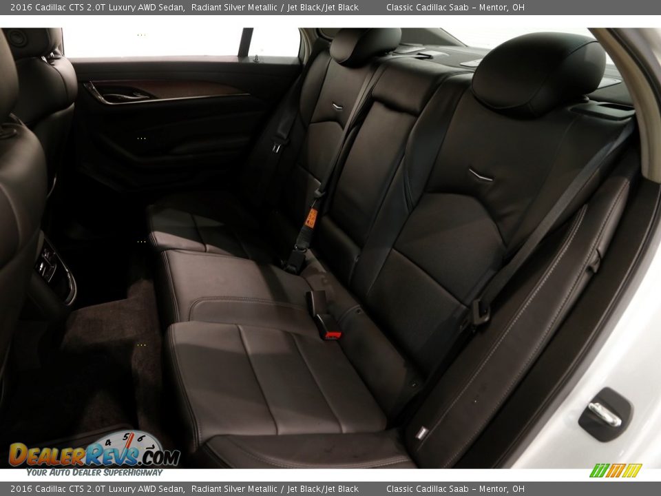 2016 Cadillac CTS 2.0T Luxury AWD Sedan Radiant Silver Metallic / Jet Black/Jet Black Photo #17