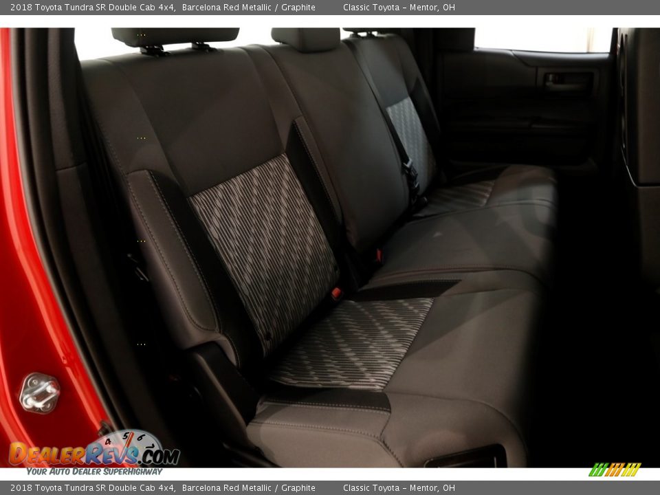 2018 Toyota Tundra SR Double Cab 4x4 Barcelona Red Metallic / Graphite Photo #17