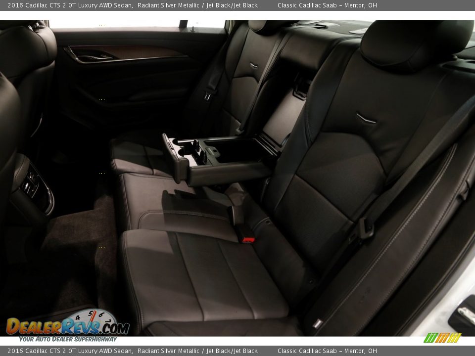 2016 Cadillac CTS 2.0T Luxury AWD Sedan Radiant Silver Metallic / Jet Black/Jet Black Photo #18