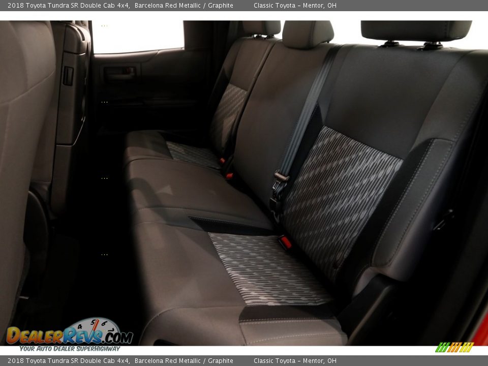 2018 Toyota Tundra SR Double Cab 4x4 Barcelona Red Metallic / Graphite Photo #18