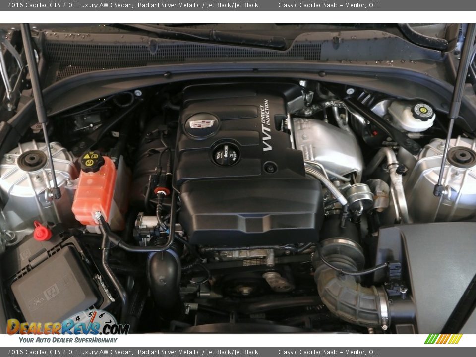 2016 Cadillac CTS 2.0T Luxury AWD Sedan Radiant Silver Metallic / Jet Black/Jet Black Photo #20