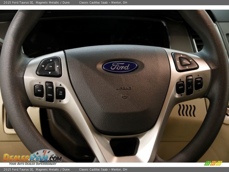 2015 Ford Taurus SE Magnetic Metallic / Dune Photo #7