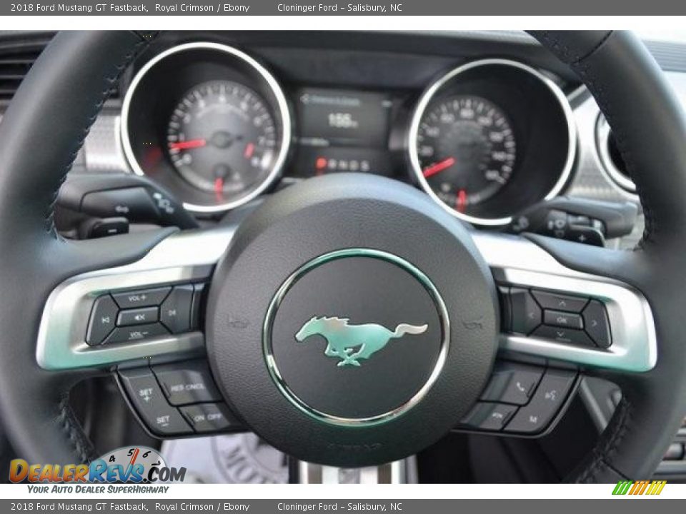 2018 Ford Mustang GT Fastback Royal Crimson / Ebony Photo #12