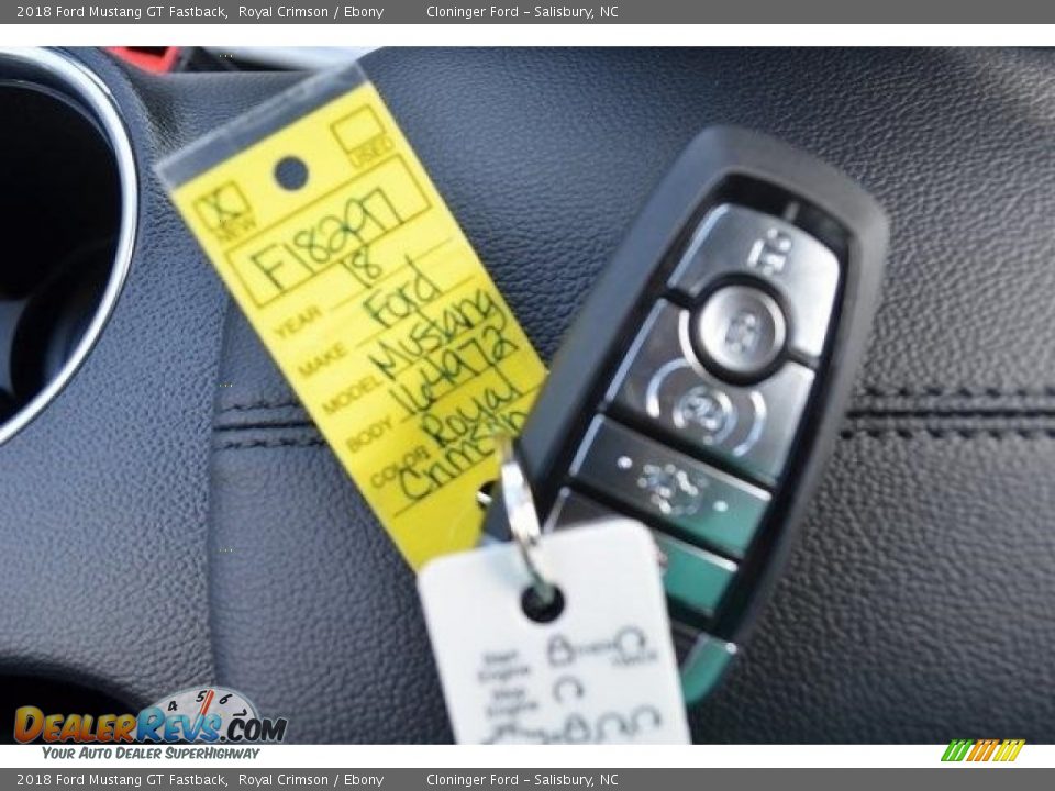 2018 Ford Mustang GT Fastback Royal Crimson / Ebony Photo #14