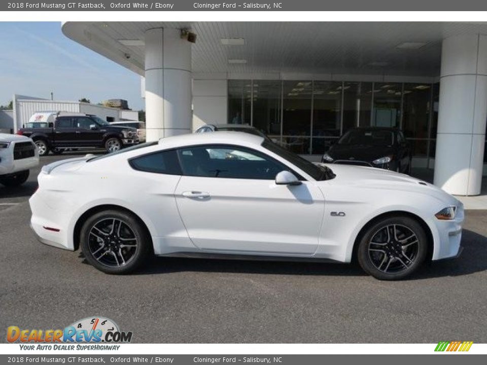 2018 Ford Mustang GT Fastback Oxford White / Ebony Photo #2