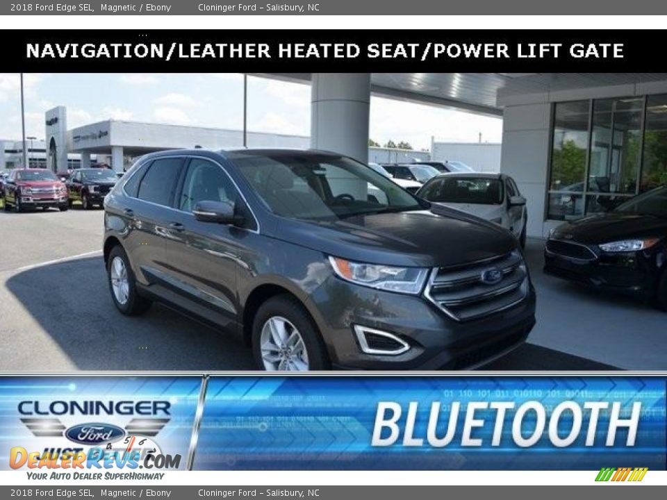 2018 Ford Edge SEL Magnetic / Ebony Photo #1