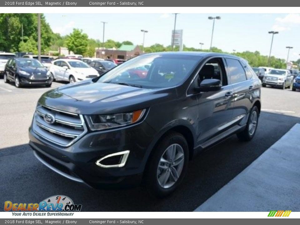2018 Ford Edge SEL Magnetic / Ebony Photo #4