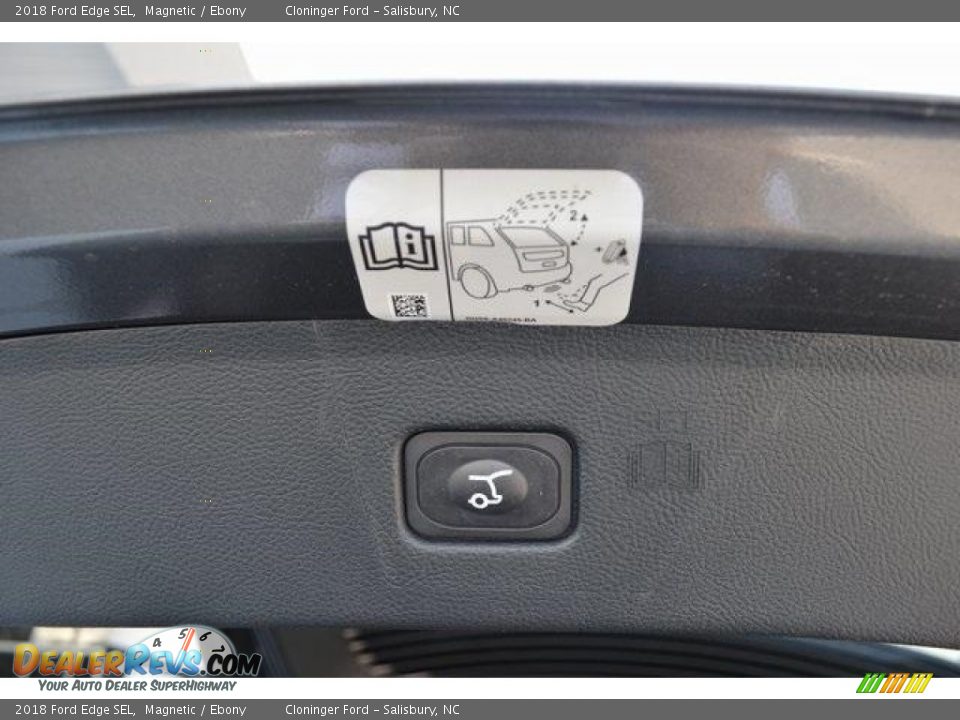 2018 Ford Edge SEL Magnetic / Ebony Photo #11
