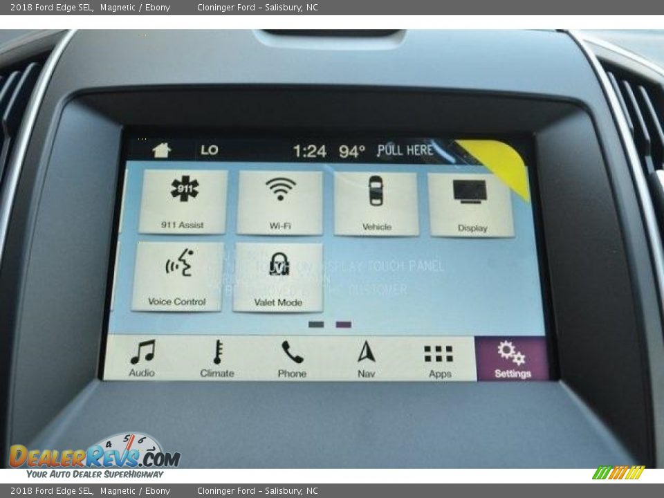 2018 Ford Edge SEL Magnetic / Ebony Photo #14