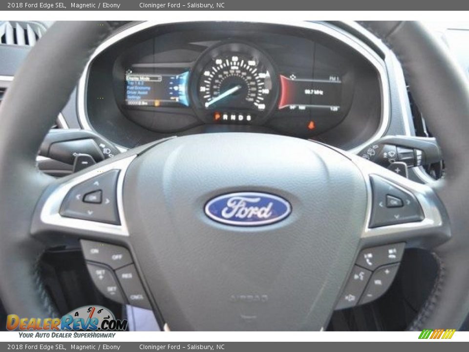 2018 Ford Edge SEL Magnetic / Ebony Photo #19