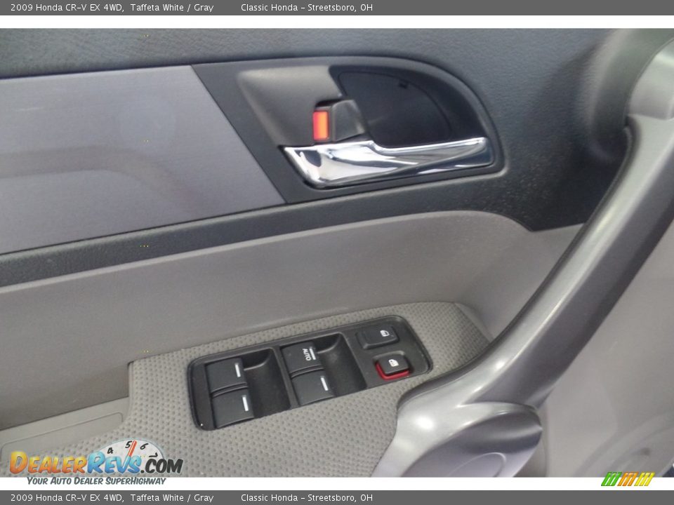 2009 Honda CR-V EX 4WD Taffeta White / Gray Photo #22