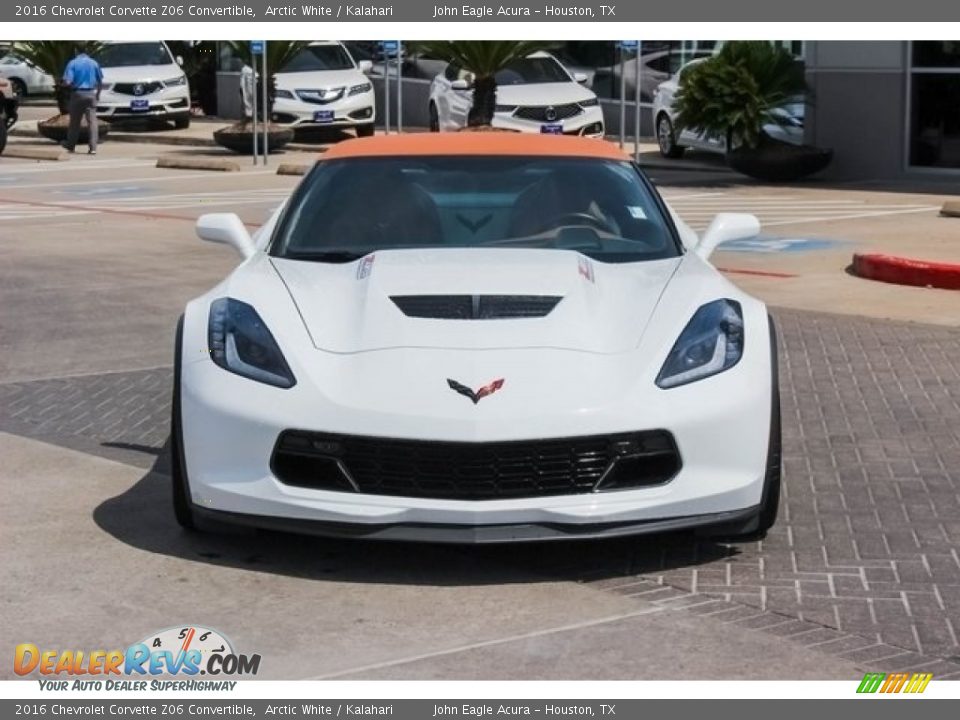2016 Chevrolet Corvette Z06 Convertible Arctic White / Kalahari Photo #2