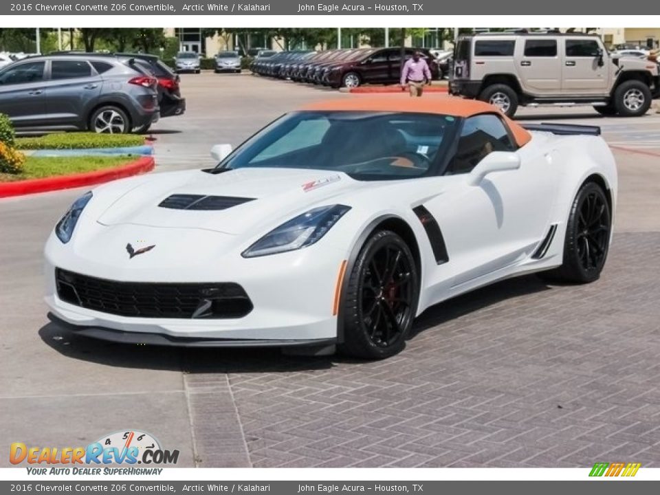 2016 Chevrolet Corvette Z06 Convertible Arctic White / Kalahari Photo #3