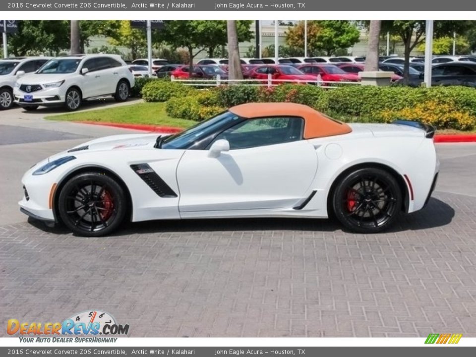 2016 Chevrolet Corvette Z06 Convertible Arctic White / Kalahari Photo #4