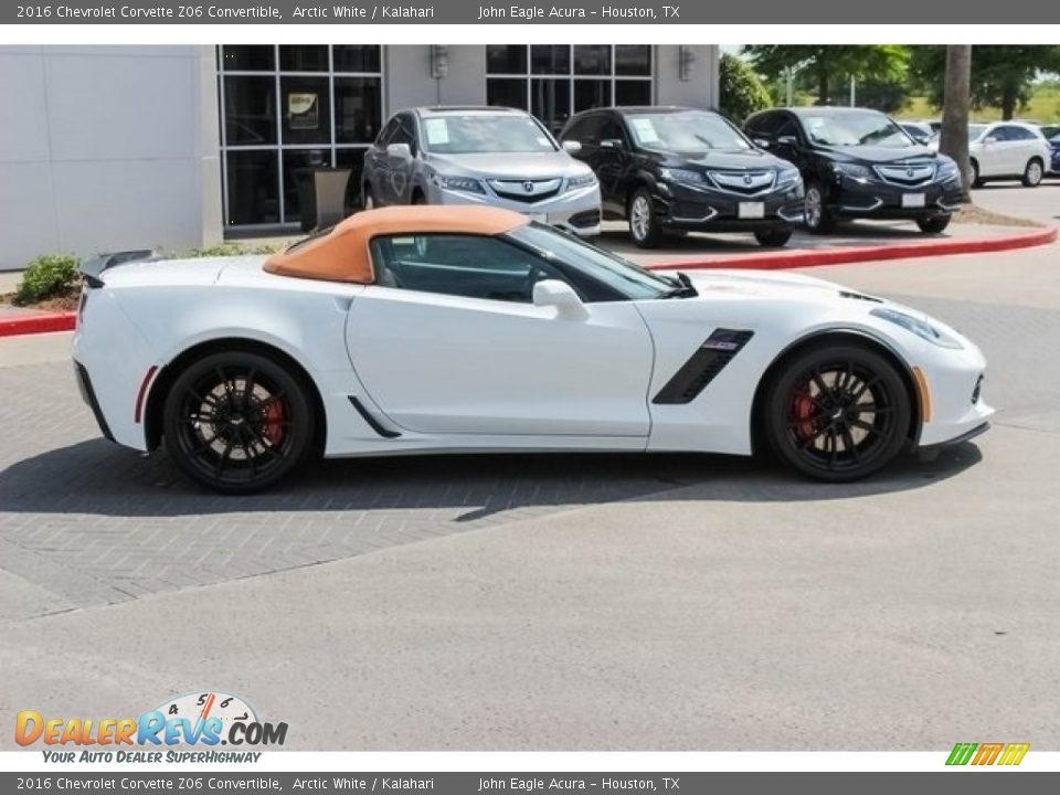 2016 Chevrolet Corvette Z06 Convertible Arctic White / Kalahari Photo #8