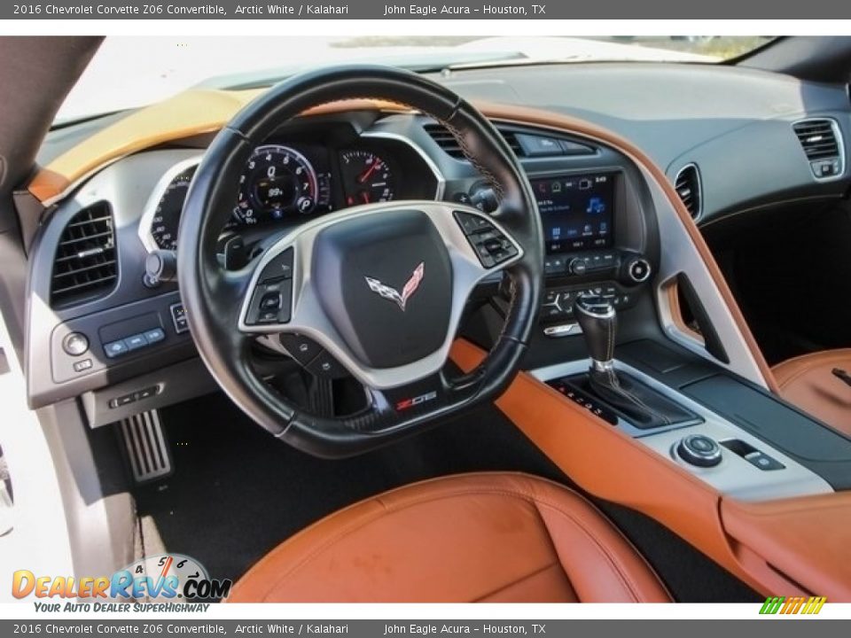 2016 Chevrolet Corvette Z06 Convertible Arctic White / Kalahari Photo #9